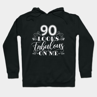 90 Looks Fabulous - Black Hoodie